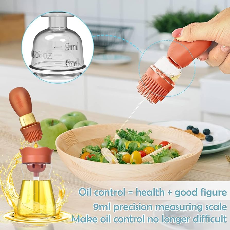 2 in 1 Oil Precision Brush/ Bottle