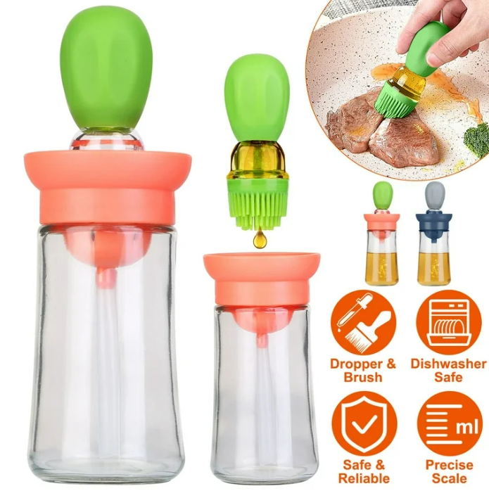 2 in 1 Oil Precision Brush/ Bottle